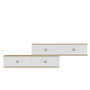 Hanah Home Zuzu Double - Roble Zafiro y Blanco